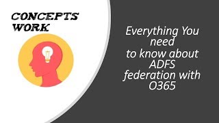 Active Directory Federation Service  Office365 [upl. by Breana788]