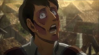 Bertholdt death by Armin titan  Attack On Titan Season 3 [upl. by Nelon]