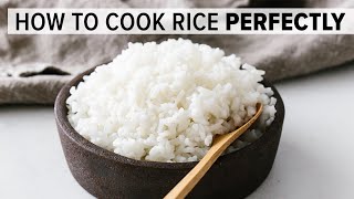 HOW TO COOK RICE PERFECTLY   tips meal prep and rice recipes [upl. by Rubin]