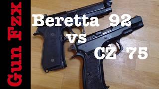 Beretta 92 vs CZ 75 [upl. by Ainevuol]