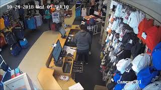 Armed robbery caught on camera [upl. by Rubbico861]