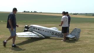 The World Largest RC Model  Junkers JU 52 Assembly and flight [upl. by Eilrebma373]