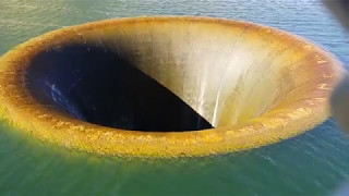 Morning Glory Spillway Berryessa May 14 2017 hanging in there [upl. by Altman]