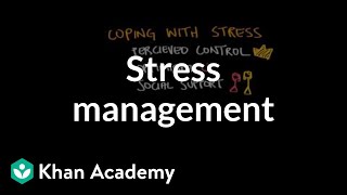 Stress management  Processing the Environment  MCAT  Khan Academy [upl. by Wenda]