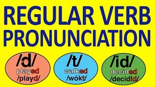 REGULAR VERBS PRONUNCIATION 23 06 2013 [upl. by Enelrats959]