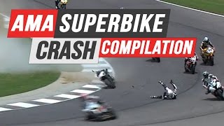 AMA Superbike Crash Compilation [upl. by Brewer492]