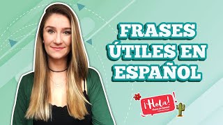 Aprenda frases úteis em espanhol [upl. by Ian602]