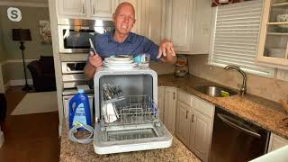 Farberware Professional Countertop Portable Dishwasher on QVC [upl. by Mukul890]