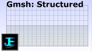 GMSH Structured Transfinite Rectangular Mesh 56 Pt [upl. by Attolrahc]