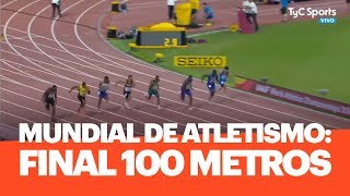 Mundial de Atletismo FINAL 100 metros victoria de Christian Coleman [upl. by Yorick292]