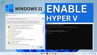 Enable Hyper V in Windows 11 [upl. by Eolanda]