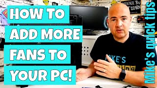 How To Add Extra Fan Headers To Your PC Build [upl. by Sirapal]