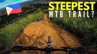 PHILIPPINES STEEPEST MTB TRAIL IVE RIDDEN Trail Ride 1 [upl. by Turino47]