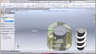 Solidworks Deutsch Tutorial Helix und Spirale [upl. by Corella127]