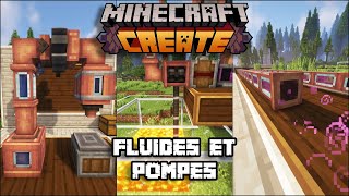 Minecraft Create FR  Les Fluides et Pompes 8 [upl. by Enneicul]