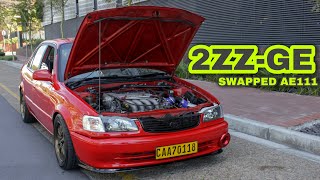 2ZZGE SWAPPED TOYOTA COROLLA AE111 This is my ride Ep09 [upl. by Irisa]