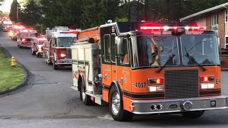 Englewood Block Party Fire Truck Parade 2018 [upl. by Aynek282]