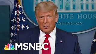 Trump Touts Stock Market Numbers After Dow Hits 30000 Amid Vaccine Transition News  MSNBC [upl. by Wernsman]