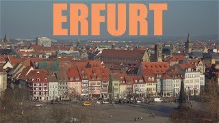 Erfurt attractions in 4K  Germany [upl. by Sset]