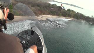 Gyrocopter stunt  Flying at very low level in FULLHD [upl. by Htidirem361]