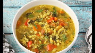 Instant Pot Vegetable Barley Soup [upl. by Cappello170]