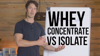 Whey Protein Isolate vs Concentrate [upl. by Eeroc380]