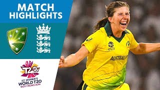 THE FINAL  Australia v England  Womens WT20 2018  Highlights [upl. by Alleuqahs71]