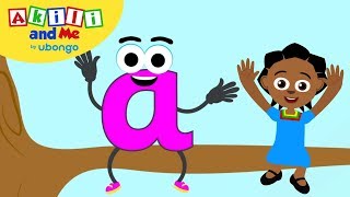 Learn Letter A  The Alphabet with Akili  Cartoons for Preschoolers [upl. by Talie]