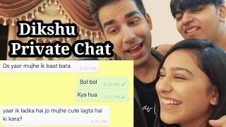 Dikshu Private Chat Fall Of Dares Part  2 Rishi Dev amp SpringspoonBaby Queen 👑 Rimorav Vlogs [upl. by Pitchford354]