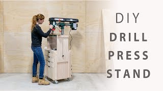 DIY Mobile Drill Press Stand [upl. by Saunderson]