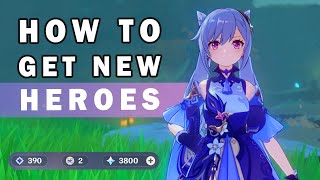 How to get NEW HEROES using PRIMOGEMS ► Genshin Impact [upl. by Colin]