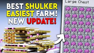 Minecraft Shulker Farm Tutorial  New Update  4500 PHR [upl. by Yeleak]