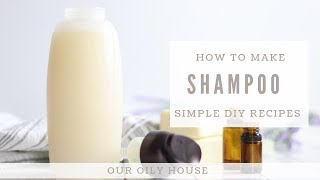 How to Make All Natural Shampoo  Simple Recipe using Essential Oils [upl. by Lethia]