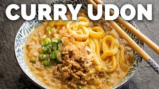 Easy 15 Minute Curry Udon One Pot Recipe [upl. by Eromle]