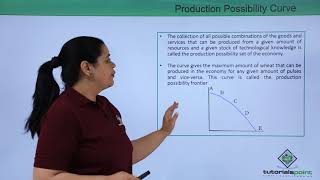 Class 12th – Production Possibility Curve PPC  Economics  Tutorials Point [upl. by Cyrano626]