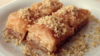 Turkish Baklava Recipe  Traditional Baklawa Recipe [upl. by Roxine]