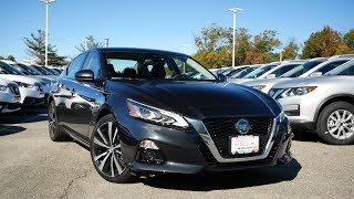 2019 Nissan Altima Platinum Review  Start Up Revs and Walk Around [upl. by Chow]