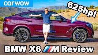 The new BMW X6M is bonkers quick REVIEW [upl. by Aicilaf929]