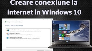 Creare conexiune la internet in Windows 10  BETITRO [upl. by Kliber]