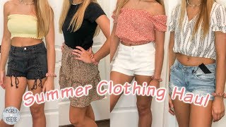 SUMMER CLOTHES TRY ON HAUL [upl. by Hartzel]