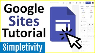 How to use Google Sites  Tutorial for Beginners [upl. by Sylvie893]