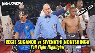 REGIE SUGANOB VS SIVENATHI NONTSHINGA – Full Fight Highlights [upl. by Dulsea979]