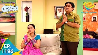 Taarak Mehta Ka Ooltah Chashmah  Episode 1196  Full Episode [upl. by Kevyn]