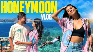 HONEYMOON VLOG Part 2  Turkey Kas amp Antalya  Swarda Thigale [upl. by Lilac]