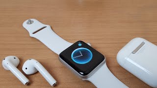 Pair Airpods with Apple Watch  How To [upl. by Jarrell]