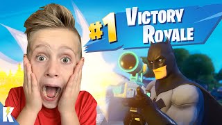 FIRST 1 Victory Royale in FORTNITE Getting better  KCITY GAMING [upl. by Relyt]