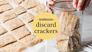 How to Make Sourdough Discard Crackers  Little Spoon Farm [upl. by Zosi]