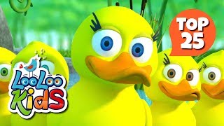 Five Little Ducks  S1EP65 Fun and Play MIX  LooLoo Kids Songs for Kids [upl. by Sara]