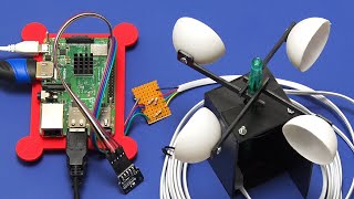 Raspberry Pi Anemometer Measuring Wind Speed [upl. by Schreibe]