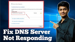 How to fix dns server not responding on windows 11107  Wifi or Wired Connection  2024 [upl. by Uwton697]